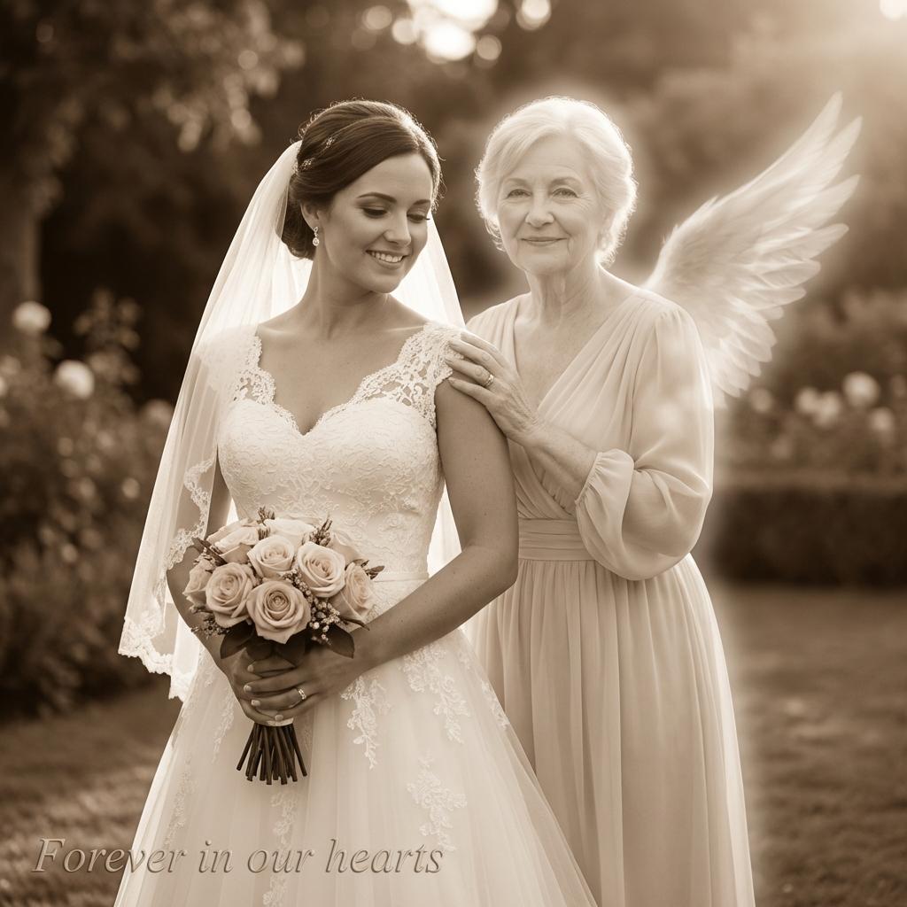 How to Add a Deceased Loved One to a Wedding Photo